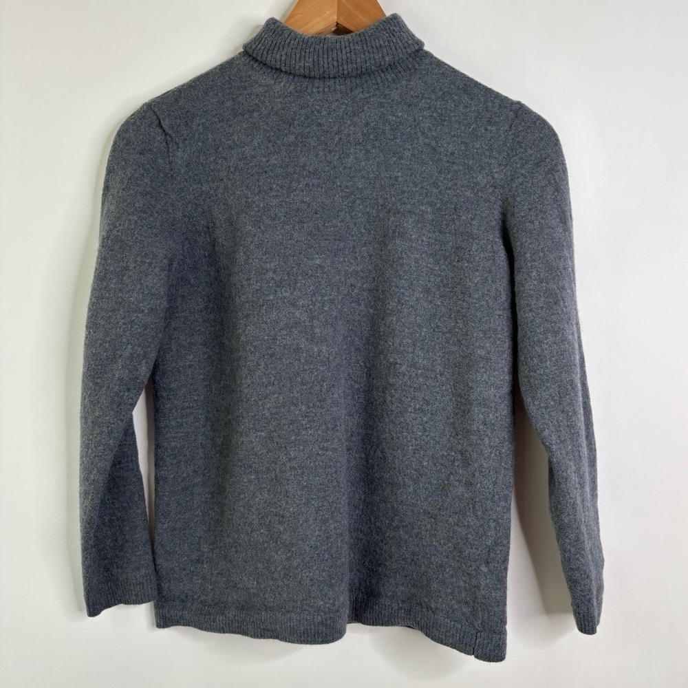 Universal Standard Wool Gray Turtleneck Sweater S… - image 1
